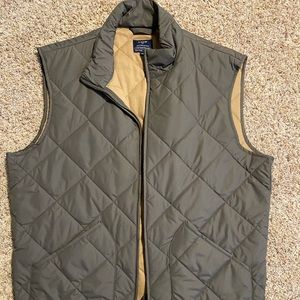 Men Quilted Vest JCrew Large
